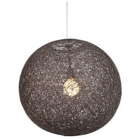 Candellux Caruba lampada a sospensione Ø50 corda marrone