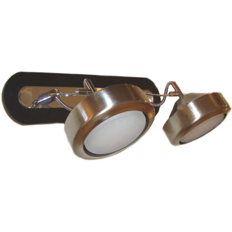 Candellux EARTH 92-15795 applique metallo satino wenge 2xGX53