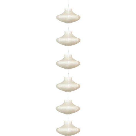 Candellux GRIFF lampadario bianco 6xE14 Ø25 h200cm IP20