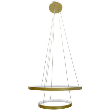 Candellux LUNE lampada sospesa LED 40W ottone Ø50cm