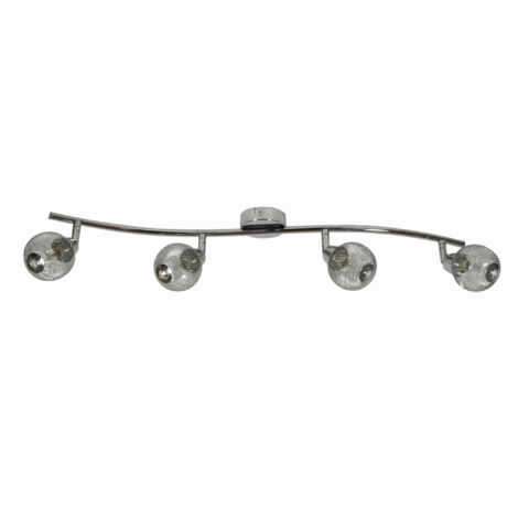 Candellux NOVEL plafoniera metallo cromata 4 luci G9