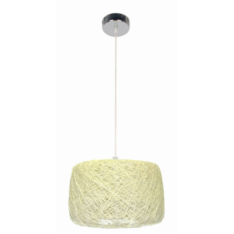 Candellux PANDA lampada a sospensione Ø35 cromo/ecru