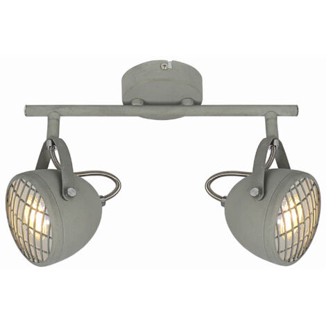 Candellux PENT 92-68057 plafoniera grigia 2xGU10 metallo