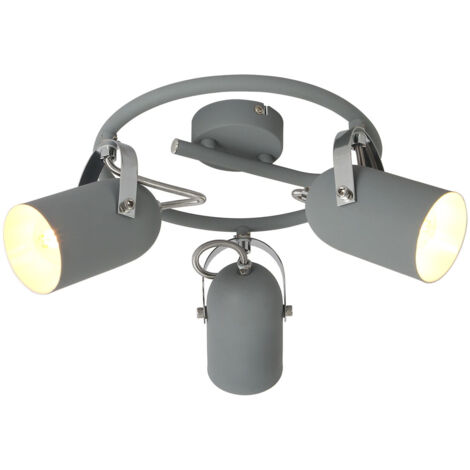 Candellux plafoniera GRAY 98-66497 grigia Ø42cm 3xE14 metallo