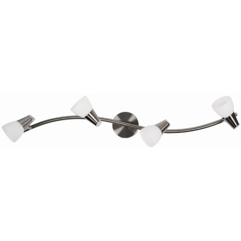 Candellux Selia plafoniera bianco/argento 4xG9 76cm