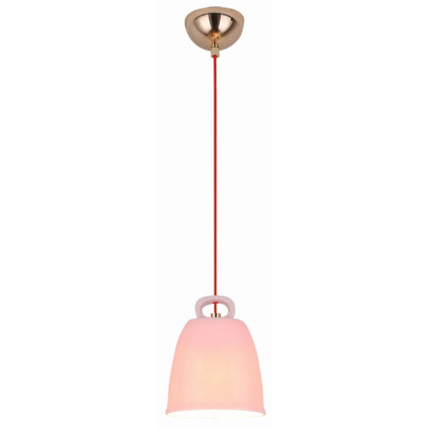 Candellux Sewilla suspension céramique cuivre/rose 1xE27