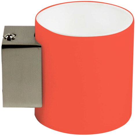 Candellux SIMONET applique 1xG9 argento/arancio 21-04898