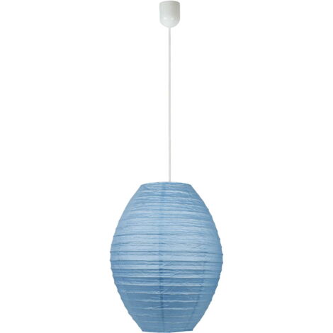 Candellux sospensione Kokon Ø40 blu/turchese E27 carta
