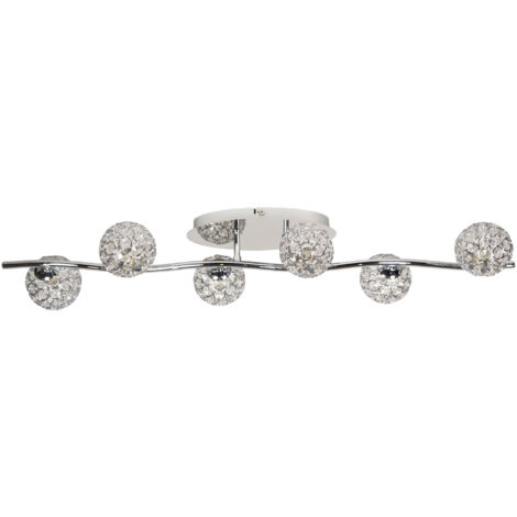 Candellux Starlet 96-85941 plafoniera cristallo cromo 6xG9