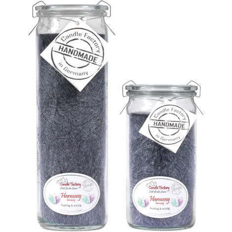 Candle Factory Kerzen-Set Harmony Big + Mini Jumbo Duftkerze Dekokerze
