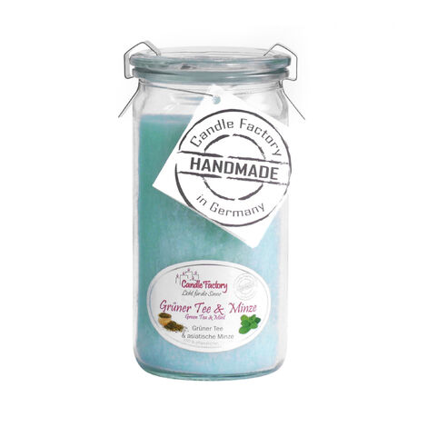 Candle Factory Mini Jumbo Grüner Tee & Minze Duftkerze Dekokerze 307095