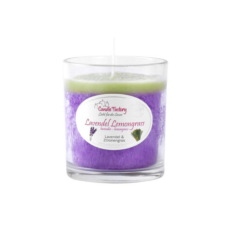 Candle Factory Party Light Kerze Lavendel Lemongrass Raumduft Dekokerze 201-099