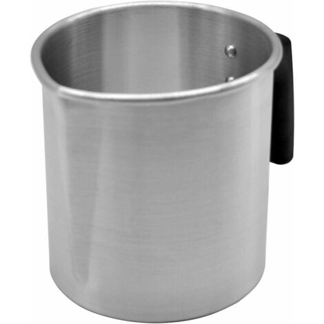 Candle Making Pouring Pot, 1.2L Wax Melting Cup Pouring Pot Aluminum Construction Candle Making Pitcher, Wax Melt Pot Pouring Pitcher with Heat-Resistant Handle for Soy Wax Candle &Soap(size:1.2L,)
