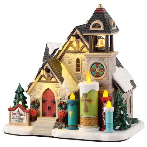 Candlelight Church avec alimentation électrique 4.5V Réf. 55310