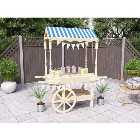 Candy Cart Sweet Stall Wedding Favors Cake Stand Celebrations Birthday Party Buffet Table - Portobello Collapsible Candy Cart