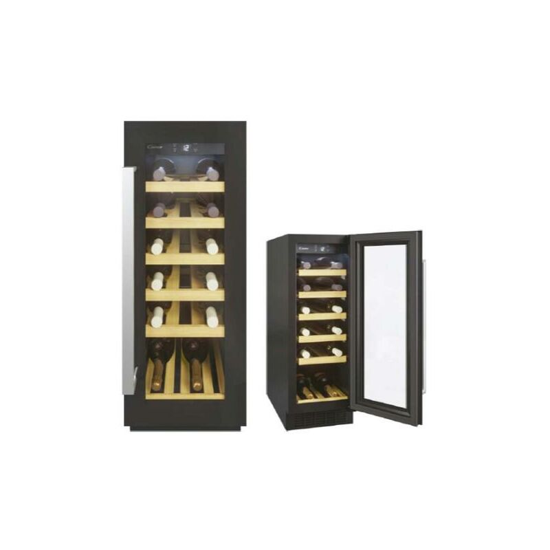 

Candy CCVB 30/1 Vinoteca integrable, 20 botellas, Anti-UV, Compresor antivibraciones, Luz led interior, 39 dBA, Negro