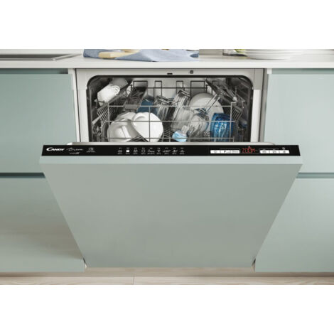 Candy CDIN 4D340PB Brava Lavastoviglie da Incasso Scomparsa Totale 13 Coperti Classe energetica D (A+++) 9 Programmi Wifi+Bluetooth 5Digit Funzione Speciale Zoom Total Water Block Automatic Open Door 