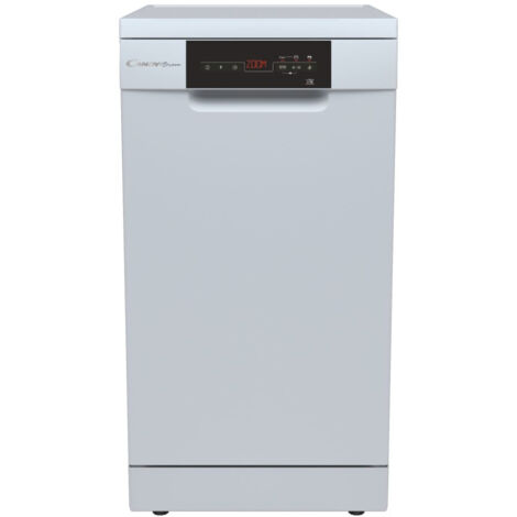 Candy – CDPH2D1047W – Lave-vaisselle compact 45 cm 10 couverts – 9 programmes – Classe E – 47 dB – Pose libre – Blanc - 10cvts