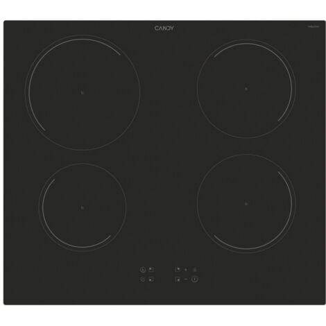 Candy CI642C/E1 Piano Cottura Induzione 4 Fornelli 59cm da Incasso Nero