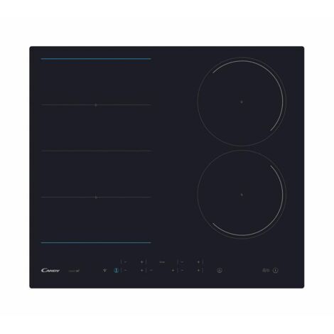 Candy CIES644DCWIFI Piano Cottura a Induzione da Incasso 59 cm 4 Fornelli Nero