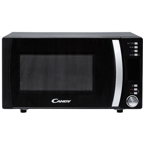 Candy COOKinAPP Forno a Microonde con Grill, 25 Litri, 900W, 40 Programmi, App Simply-Fi, Funzione ECO, Programma Defrost, Child Lock, Libera Installazione, 51,3 x 42,9 x 30,7 cm, Nero - CMXG25DCB