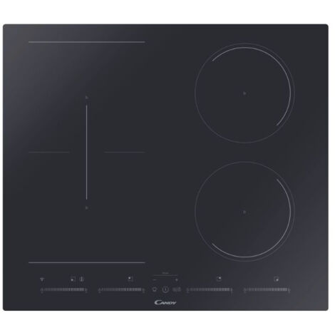 Candy CTPS64MCTTWIFI1. Colore del prodotto: Nero, Posizionamento dell'apparecchio: Da incasso, Dimensione della larghezza del piano cottura: 60 cm. Tipo di controllo: Touch, Posizione di controllo:...