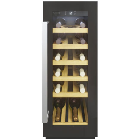 Candy DiVino CCVB 30/1 Cantinetta Vino da Incasso 20 Bottiglie Nero Classe F