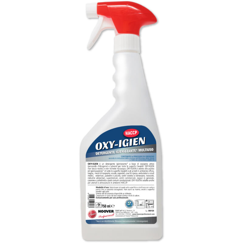 Image of Hoover Professional - Detergente igienizzante Oxy Igien 750 ml