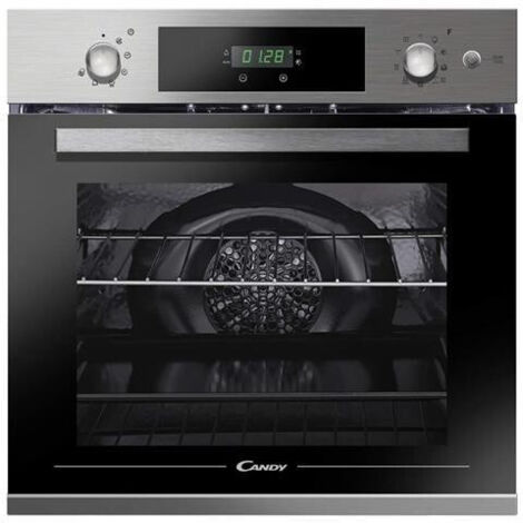 Candy FCS 502 N Estetica POP EVO Forno Elettrico Multifunzione da Incasso  Capacita' 65 Litri Classe energetica A 5 Funzioni 60 cm Nero