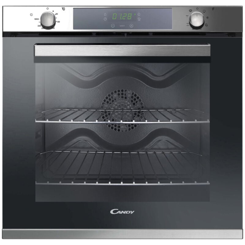 Image of Candy - Timeless FCXP825X/E. Dimensione del forno: Largo, Tipo di forno: Forno elettrico, Capacità interna forno totale: 80 l. Posizionamento