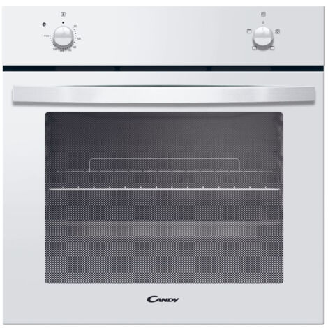 Candy – Four électrique encastrable 70L – Convection naturelle – Classe A – Dimensions 59,5 x 59,5 x 56,8 cm – Éclairage halogène