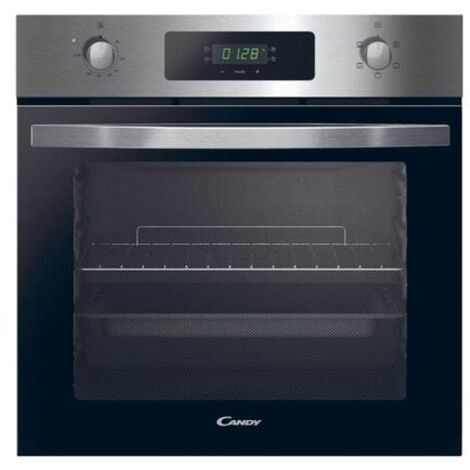 Candy – Four électrique intégré 70 L – Acier inoxydable – Classe A – Commande rotative – Idéal pour cuisson précise