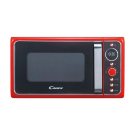 Candy G20CR Microonde con Grill 20L 700W Rosso Superficie Piana Display LCD