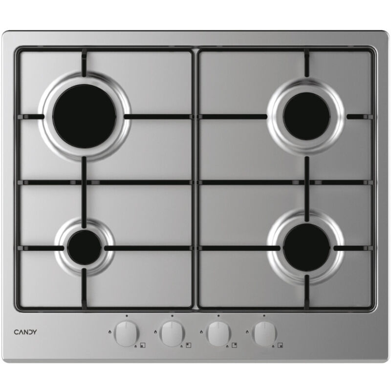 Candy Idea CHW6BRX Acier inoxydable Intégré 60 cm Gaz 4 zone(s)