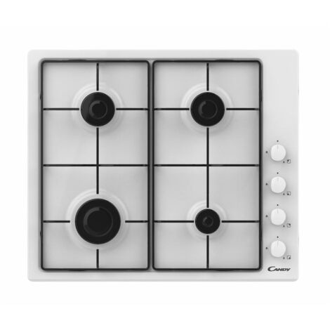 Candy Idea CHW6LWW Piano Cottura da Incasso Gas 4 Fornelli Bianco