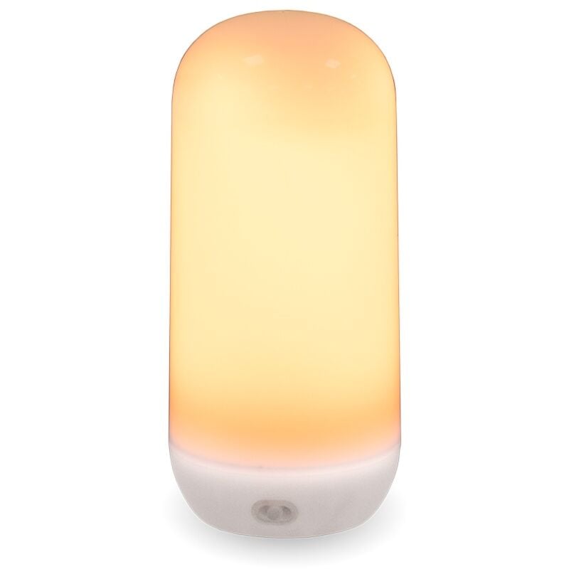 CANDY Lampe décorative à effet de flamme avec batterie rechargeable. Fabriquée en Espagne