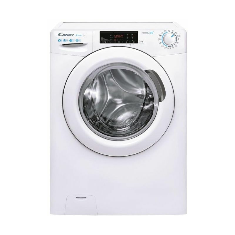 Image of Smart Pro cso 1285TW4-1-S Lavatrice Caricamento frontale 8 kg 1200 Giri-min Classe b Bianco - Candy
