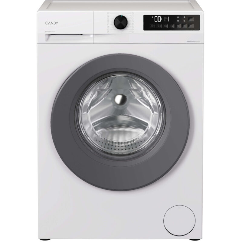Candy ProWash 300, Lavatrice Carica Frontale 10 KG, 20% più efficente della classe A, 1400 giri, Bianco, Inverter, Fresh Vapor, 8 Cicli Rapidi, GD
