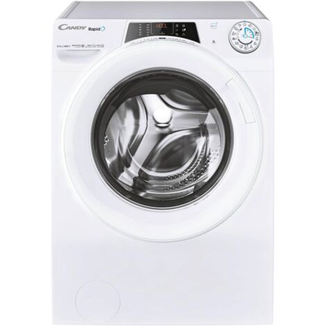 Candy – Lave-linge séchant 8kg – Capacité de séchage 5kg – Classe énergétique D – Vitesse d'essorage 1400trs/min – Niveau sonore 76dB – Connecté