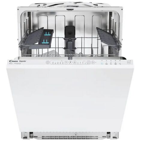 Candy – Lave-vaisselle tout intégrable 13 couverts – Classe E – 47 dB – Wi-Fi et Bluetooth – 5 programmes – CI3E7L0W