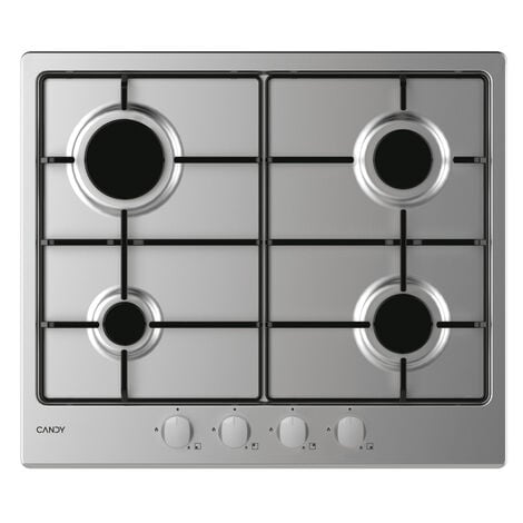 Candy Piano Cottura CHW6BRX a Gas 4 Fuochi Gas Colore Inox