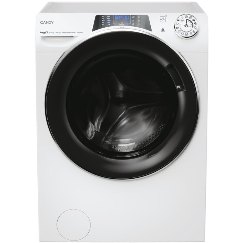 Candy RPW41496BWMBC-S Rapido Pro Lavasciuga 14/9 KG 1400 Giri/min Wi-Fi Classe F (Bianco - Nero)