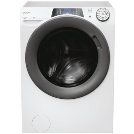 Candy RapidÓ PRO RPW4856BWMR9/1-S lavasciuga Libera installazione Caricamento frontale Bianco D