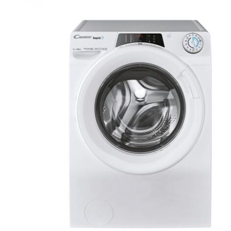 Candy rapidó ro 1494dwmt/1-s lavatrice, 9 kg, 1400 giri, wi-fi + ble, connesso, opzione vapore, rilevatore kg, classe a, 60x53x85 cm, bianco