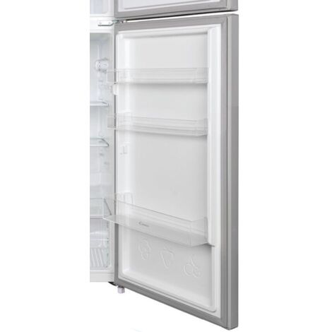 Candy – Réfrigérateur pose libre 211 L – 2 portes – Statique – Classe E – Dimensions L x P x H (mm) 540 x 551 x 1428 – Argent - CDG1S514ES