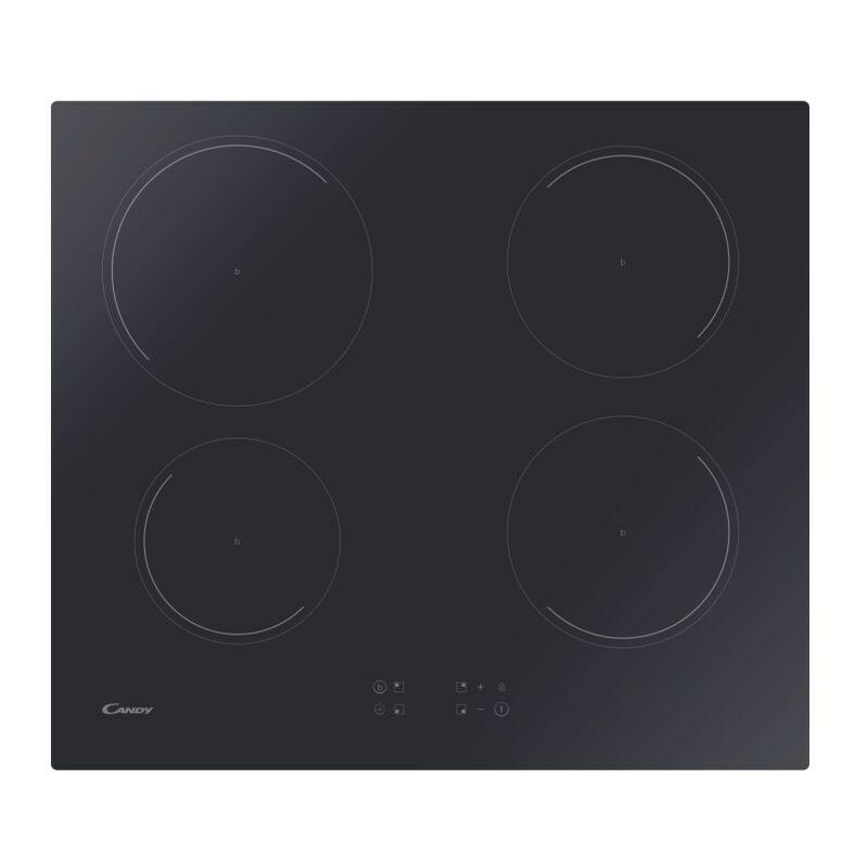 Candy - Idea CI642CTT/E1 Noir Intégré (placement) 59 cm Plaque à induction avec zone 4 zone(s)