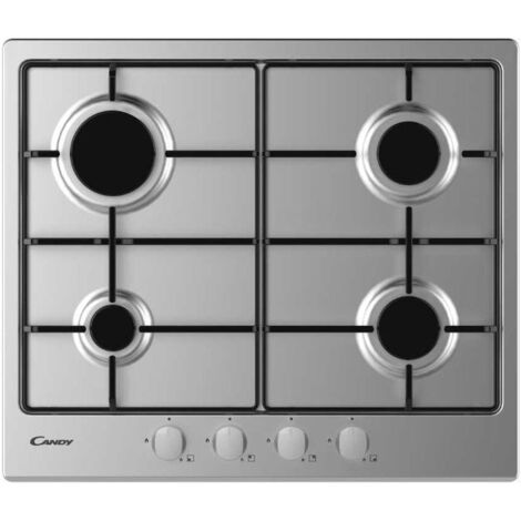 Candy Timeless CEL6PBRX Edelstahl Integriert 59 cm Gaskochfeld 4 Zone(n)