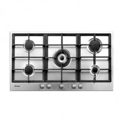 Candy Timeless PG952/1SXGH Acciaio inox Da incasso 90.9 cm Gas 5 Fornello(i)
