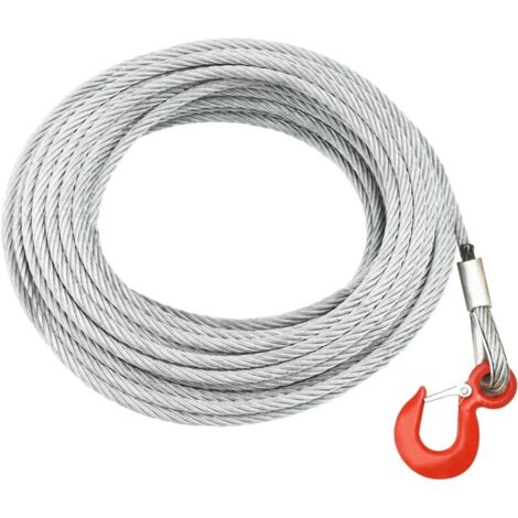 Candyse Câble métallique 800 kg 20 m
