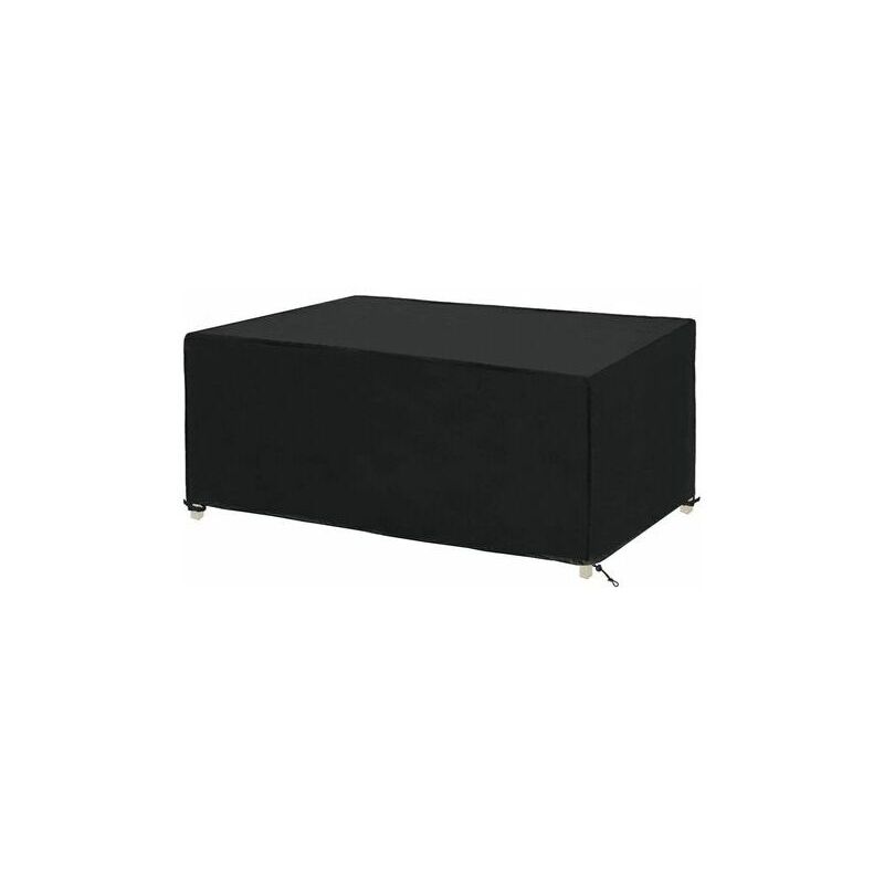 Housse Table Jardin Rectangulaire Housse de Protection Imperméable pour Meubles de Jardin Housse de Protection pour Salon de Jardin Bache de